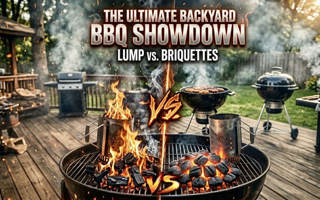 LUMP CHARCOAL VS BRIQUETTES