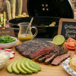 GRILLED TEQUILA GARLIC LIME FLANK STEAK